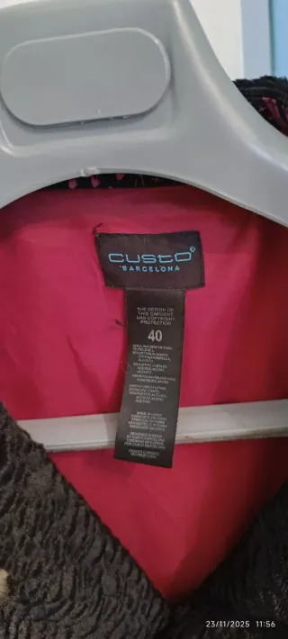 Abrigo Custo Talla M