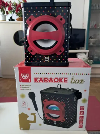 Amplificador Karaoke con Micrófono y Bluetooth