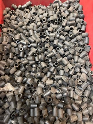 250 Tapones de goma negros