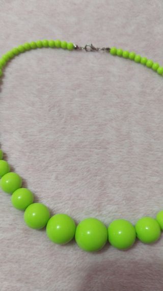 Conjunto Joyas Verdes: Collar, Pendientes, Pulsera