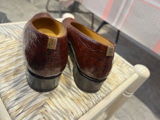 Zapatos Passy Marrones Cocodrilo
