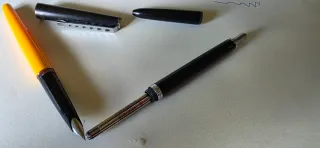 2 Penne Montblanc Carrera 4 colori + Stilografica