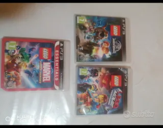 LEGO PS3 Games - Marvel, Jurassic World, Movie