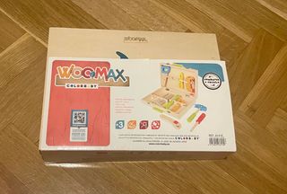 Maletín herramientas madera Woomax Colorbaby