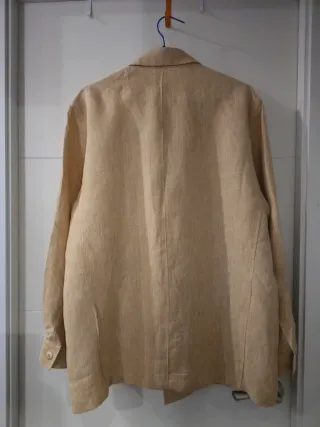 Chaqueta Enrico Lino Beige