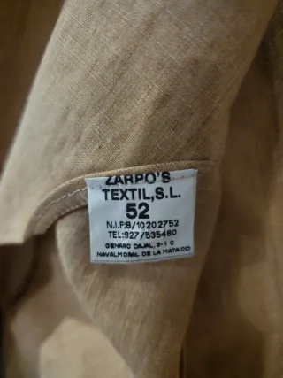 Chaqueta Enrico Lino Beige