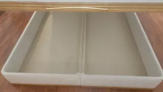 Colchón y canapé matrimonio 150x190