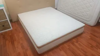 Colchón y canapé matrimonio 150x190