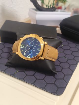 Reloj Chenxi Hombre Azul y Dorado