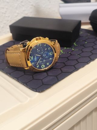 Reloj Chenxi Hombre Azul y Dorado