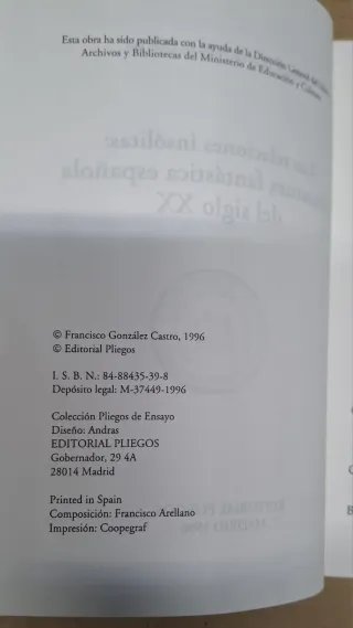 Las relaciones insólitas. Literatura fantástica.