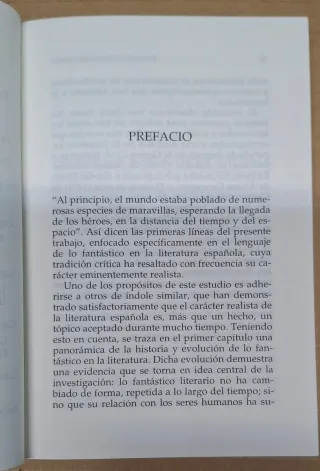 Las relaciones insólitas. Literatura fantástica.