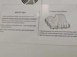 Mini lavavajillas compacto