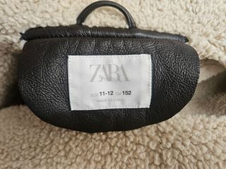 Cazadora aviador piel niño Zara