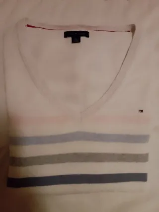 Jersey Tommy Hilfiger Cuello Pico Talla XL