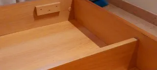 Canapé y Somier Cama 150cm