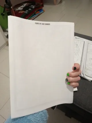 Schede da colorare fantasy per adulti angeli fate