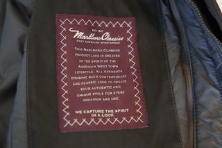 Chaqueta Marlboro Classics Marrón Estilo Vintage