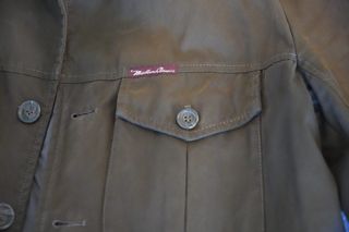 Chaqueta Marlboro Classics Marrón Estilo Vintage