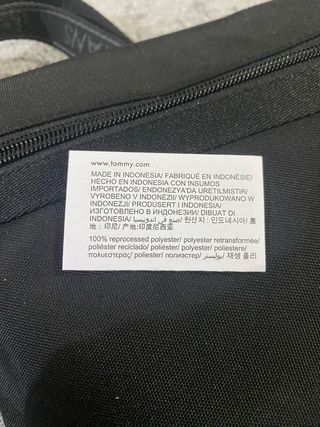 Bolso bandolera Tommy Hilfiger negro