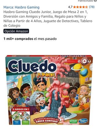 Cluedo Junior Juego de Mesa NUEVO