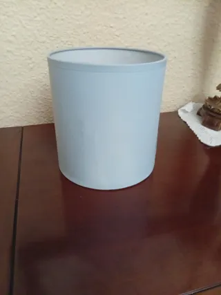 Tulipa pantalla lámpara  azul celeste