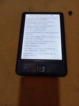 Libro Electrónico Energy Sistem Negro