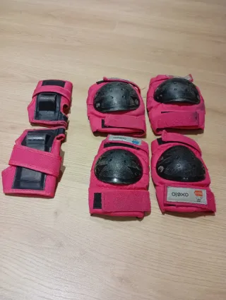 Patines en línea Oxelo con protecciones y bolsa