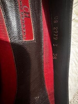 Bailarinas CH terciopelo negro y marrón