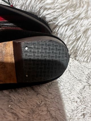 Bailarinas CH terciopelo negro y marrón