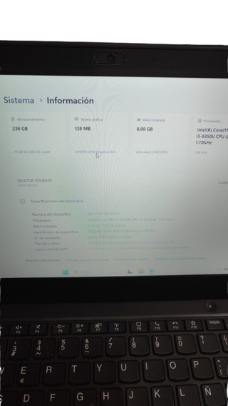 Lenovo ThinkPad X280 i5 8GB 256GB SSD