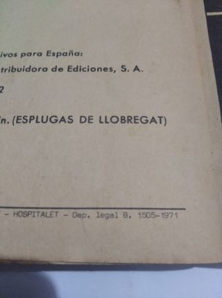 ZARPA DE ACERO , n 18 ,DE 1971