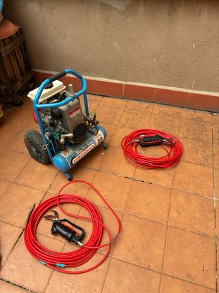 Compresor aire poda Honda portátil+ 2 tijeras.