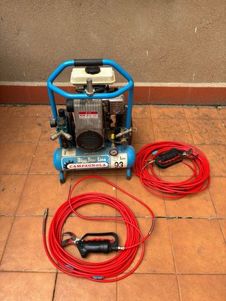 Compresor aire poda Honda portátil+ 2 tijeras.