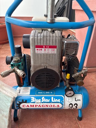 Compresor aire poda Honda portátil+ 2 tijeras.