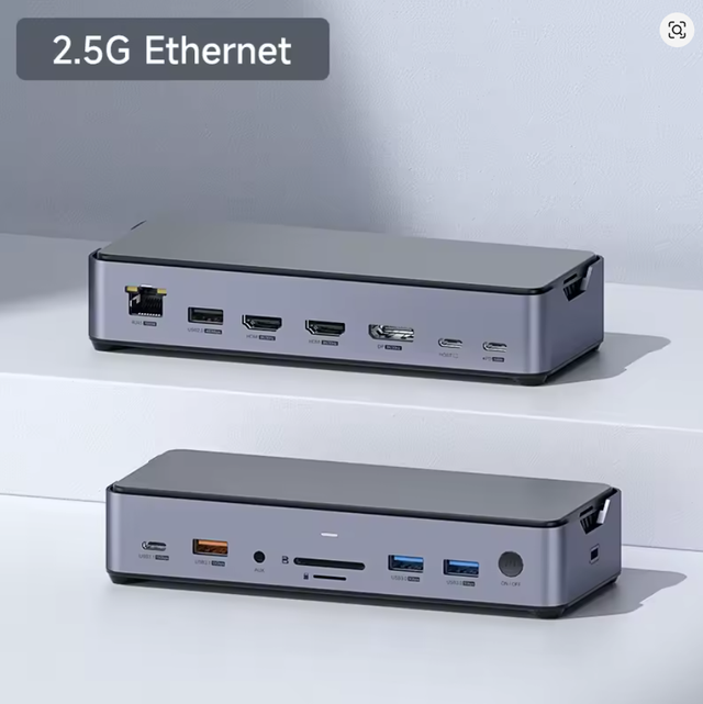 Dock HAGIBIS 8K Triple Pantalla SSD M.2