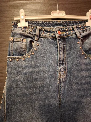 Jeans vintage borchie