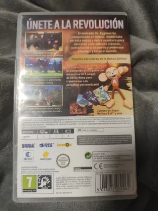 Juego Nintendo Switch Sonic Forces