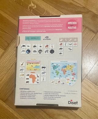 Juego Diset Aprendo en Positivo Los Animales