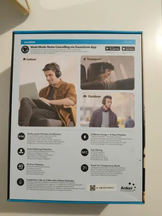 Auriculares Soundcore Life Q35 Negro