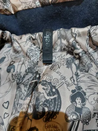 Abrigo Desigual Patchwork Multicolor