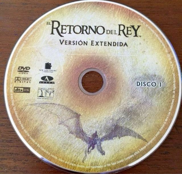 SEÑOR DE LOS ANILLOS EL RETORNO DEL REY 4 DVD