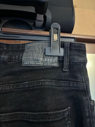 Jeans dritti uomo neri