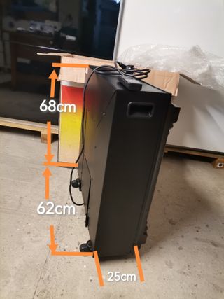 Chimenea eléctrica con mando a distancia