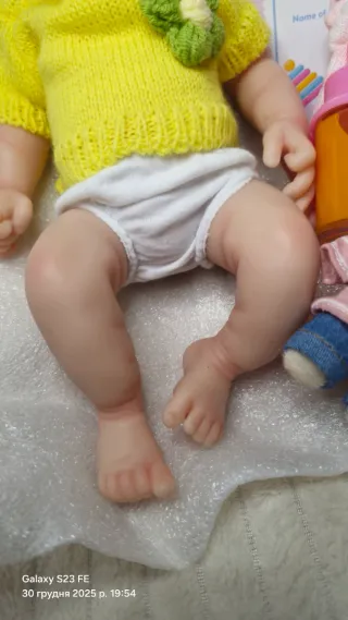 Bambola Reborn in silicone da 30 cm