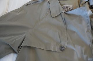 Gabardina Vintage Verde Talla 52