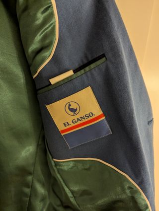 Americana El Ganso Talla 46 Azul