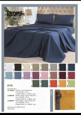 Completo letto matrimoniale cotone
