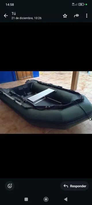 Barca hinchable pesca tipo Zodiac