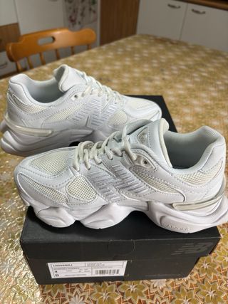 New Balance 9060 White Tg 36